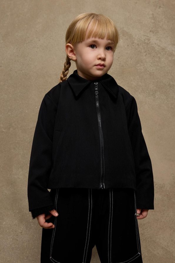 Zip-Up Jacket Black