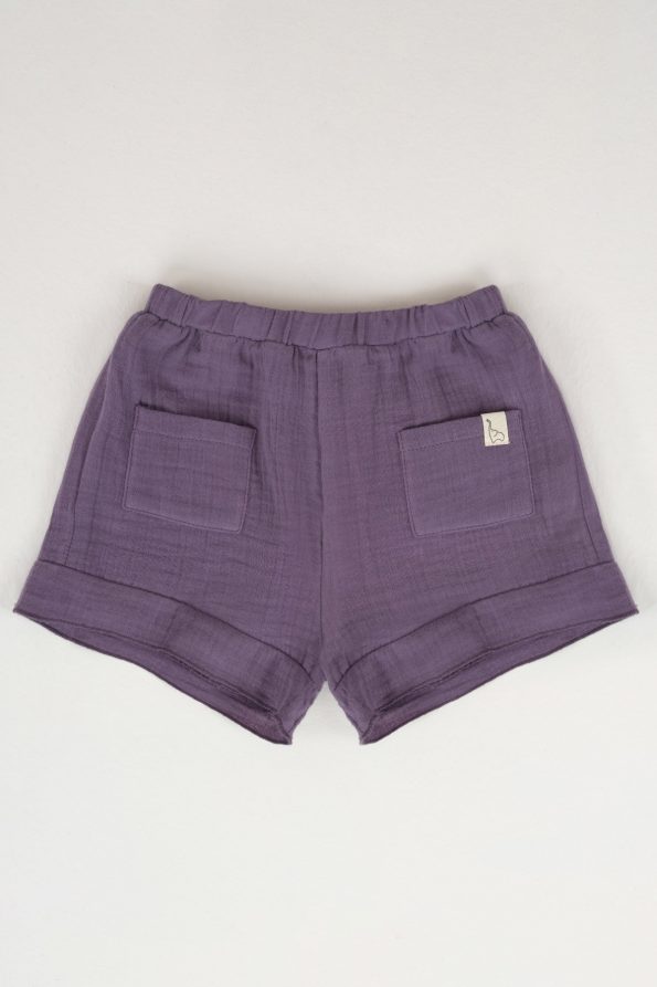 Ruffled Violet Shorts