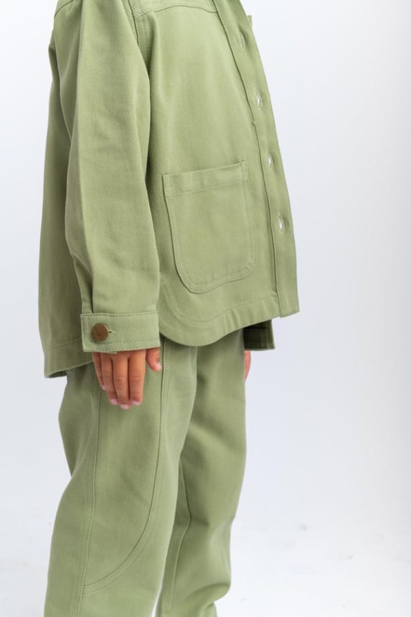 Gabardine Jacket 2-7 Years Olive