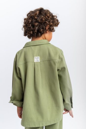 Gabardine Jacket 2-7 Years Olive