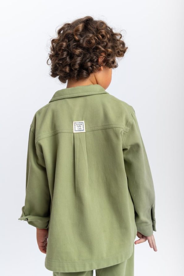 Gabardine Jacket 2-7 Years Olive