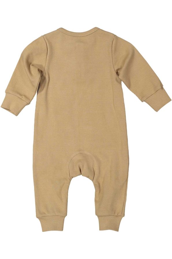 GOTS Certified 100% Organic Cotton Buttoned Romper (0-24 Months)