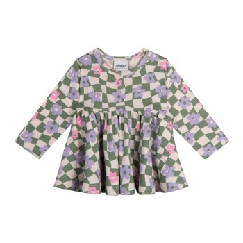 Graphic Floral Dress