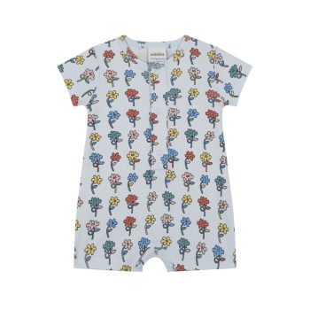Graphic Flower Short Sleeve Bodysuit