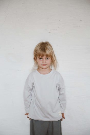 Gray Basic Long Sleeve T-Shirt