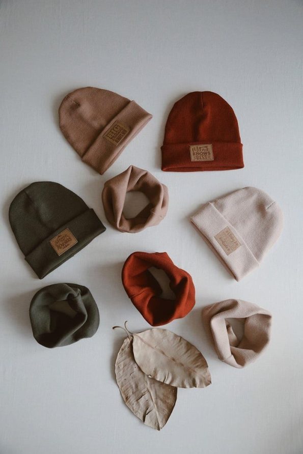 Haki Beanie & Neckwarmer Set