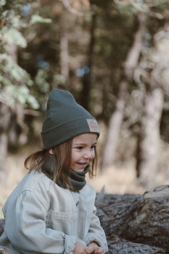 Haki Beanie & Neckwarmer Set