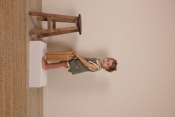 Khaki Unisex Tank Top and Shorts Set