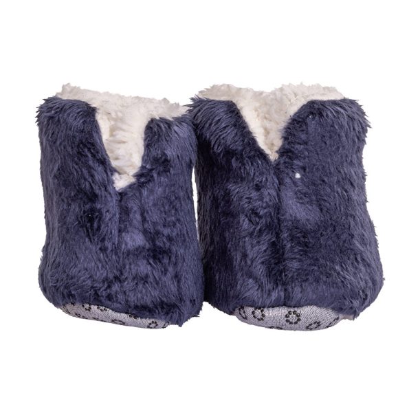 Boys' Wellsoft Hippo Embroidered Slippers in Navy