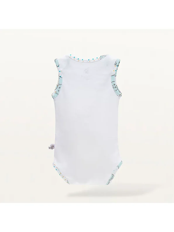 Boys' Printed Crew Neck Bodysuit