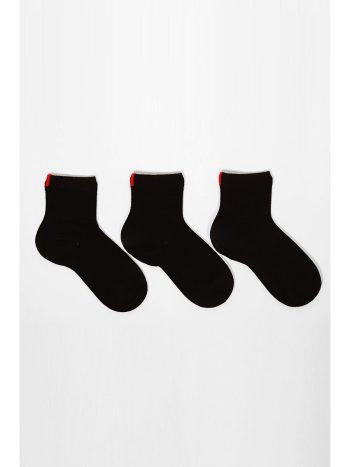 Katia And Bony 3-Pack Harold Bamboo Children's Socks Black