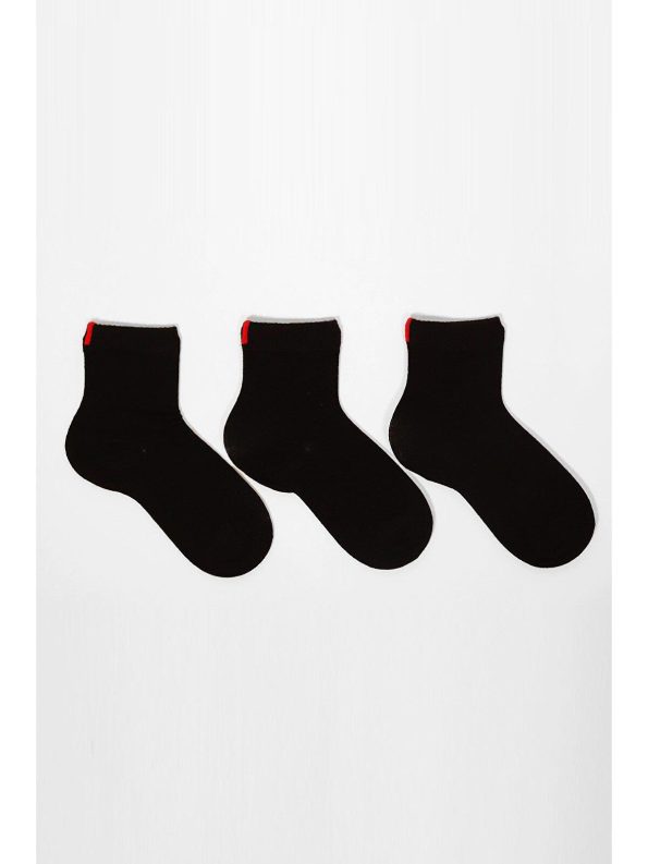 Katia And Bony 3-Pack Harold Bamboo Children's Socks Black