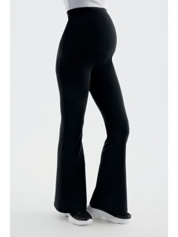 High Waist Black Spanish Flare Maternity Leggings