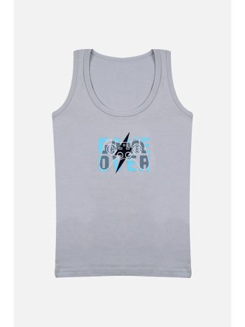Koza Boys' Black 3-Pack Joystick Patterned Tanks