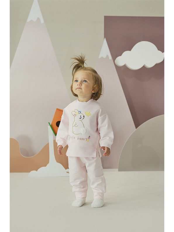 Minycenter Pink Girls' Baby 2-Piece Set
