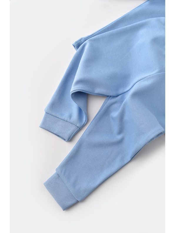 BabyCosy Organic Blue Pants & Bodysuit Set