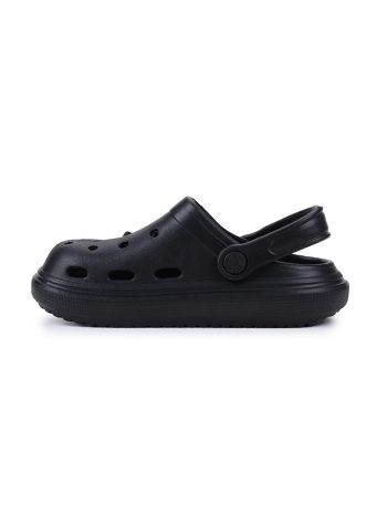 KIKO Black Eva Beach Pool School Slippers for Boys