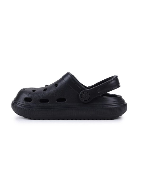 KIKO Black Eva Beach Pool School Slippers for Boys