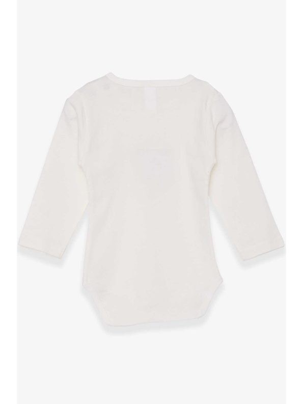 Breeze Printed Bodysuit for Baby Girls in Ecru (9 Months - 3 Years)