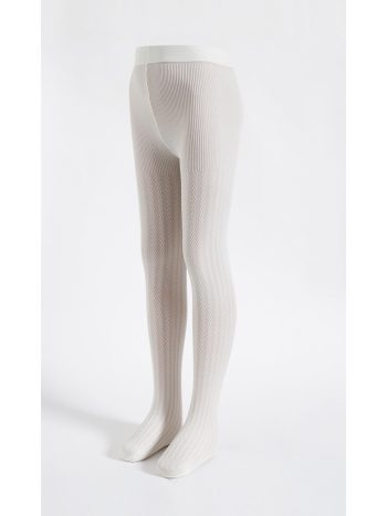 Katia And Bony Girls' 20 Denier Patterned Tights Cream