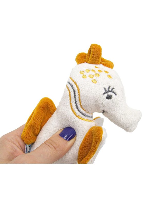 Babyjem Orange Rattle Seahorse