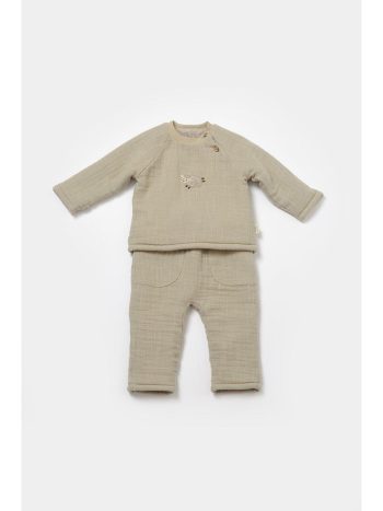 BabyCosy Organic Green Muslin Set
