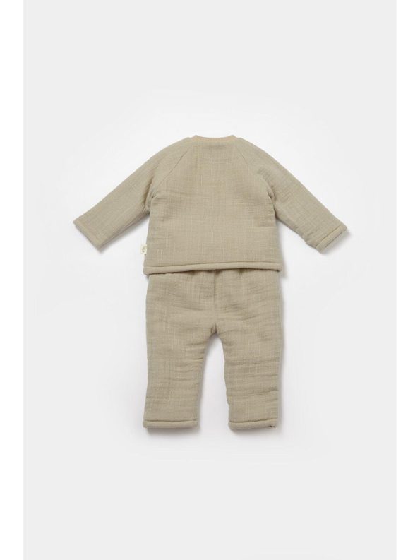 BabyCosy Organic Green Muslin Set