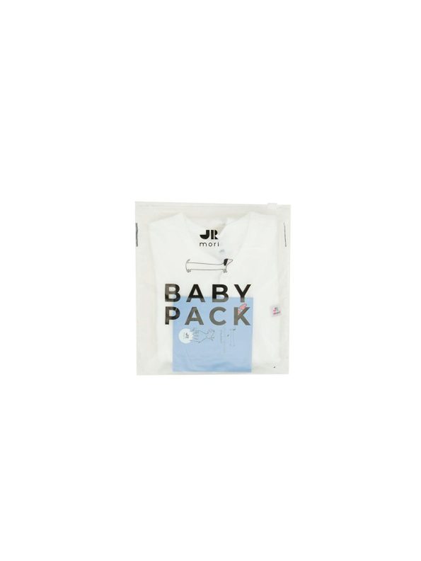 Jrmori White Snap-Button Basic Romper