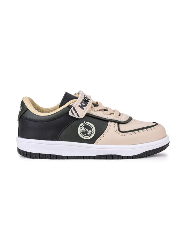 KIKO Beige Velcro Casual Boys Sports Shoes