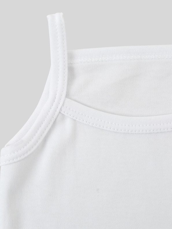 Vitmo 5-Pack Organic Cotton Baby Bodysuits with Straps