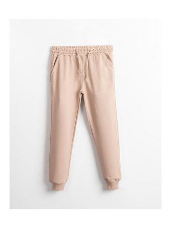 Mışıl Kids Beige Basic Boys' Sweatpants