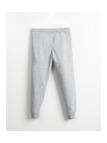 Mishil Kids Gray Basic Boys' Sweatpants