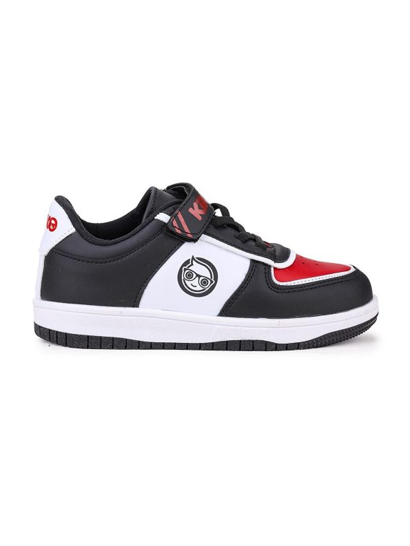 KIKO Black Velcro Casual Sneakers for Boys