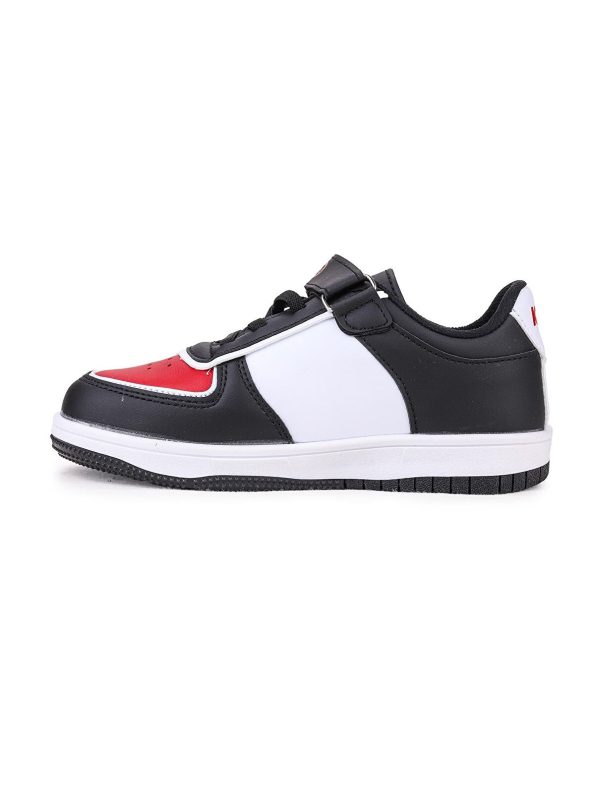 KIKO Black Velcro Casual Sneakers for Boys