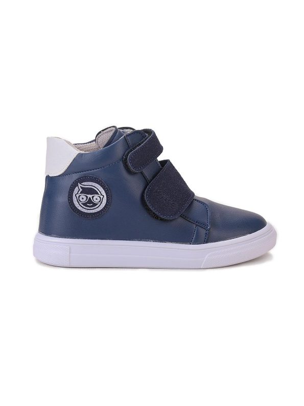 KIKO Navy Coyote Velcro Boys' Casual Boots