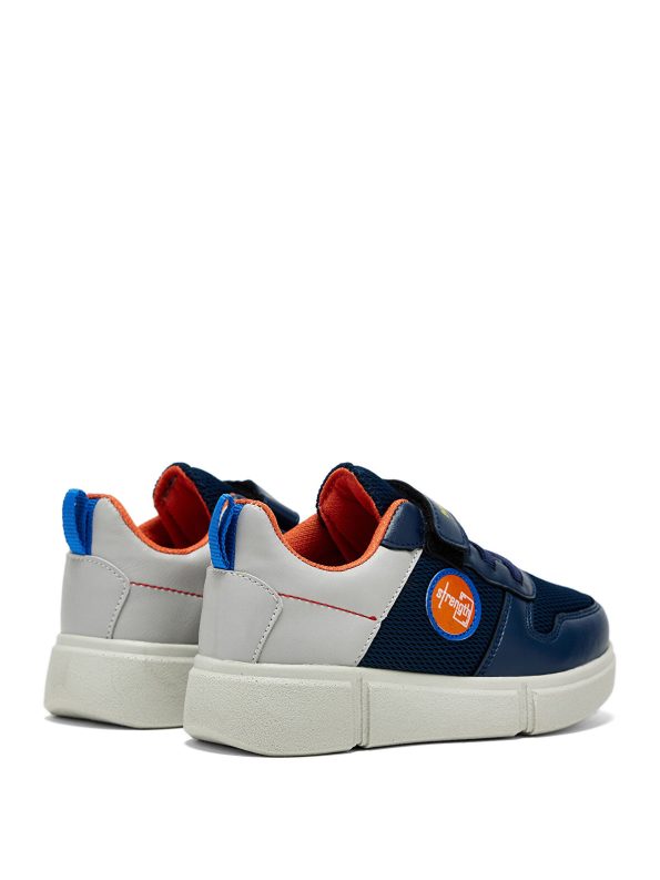 TONNY BLACK Unisex Navy Blue Comfortable Velcro Sneakers for Kids