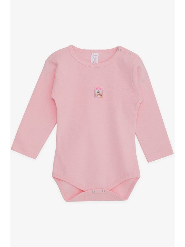 Breeze Girl's Printed Snap Bodysuit Pink (9 Months - 3 Years)
