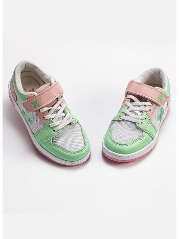 Casabony Green Casa Mint Pink Girls' Sneakers