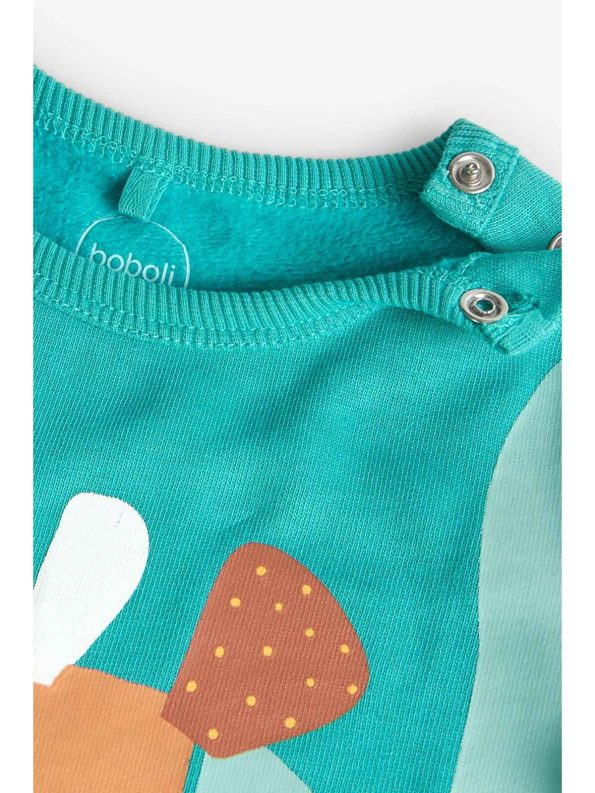 Boboli Green Baby Boy Sweatshirt