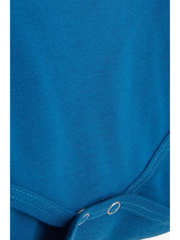 Breeze Indigo Boys' Snap Bodysuit with Cat Print (9 Months - 3 Years)