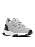 TONNY BLACK Gray Unisex Kids Comfortable Lace-Up Sneakers