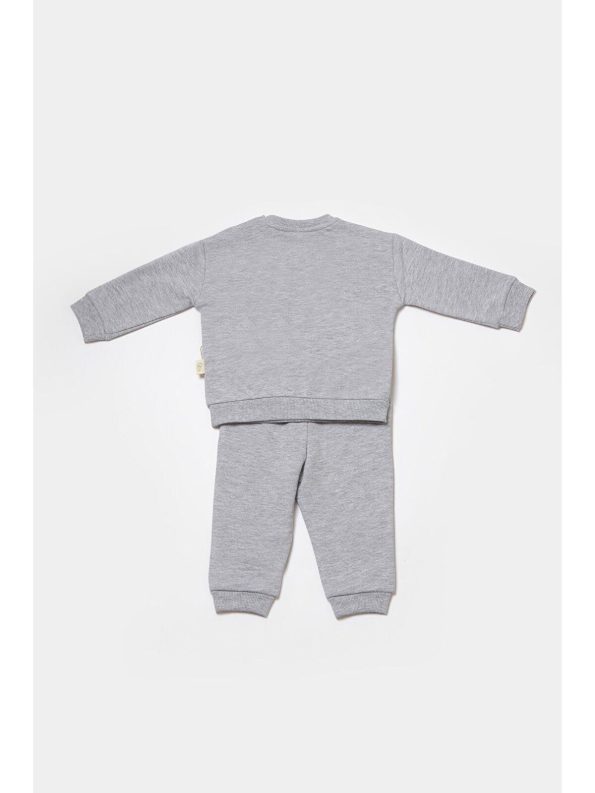BabyCosy Organic Gray Sweatshirt & Pants Set