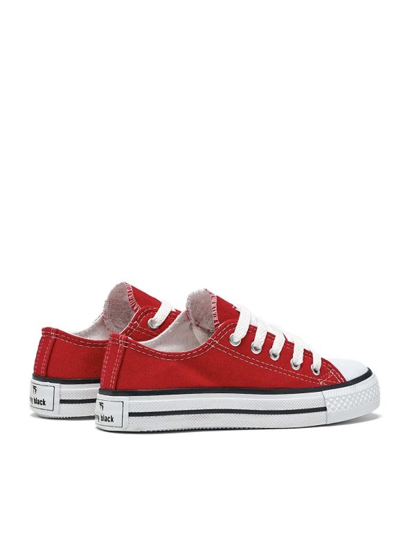 TONNY BLACK Unisex Red Casual Sneakers for Kids