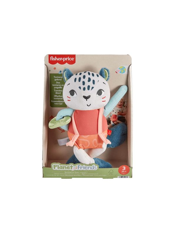 Fisher Price Fun Friend Snow Leopard Plush Toy