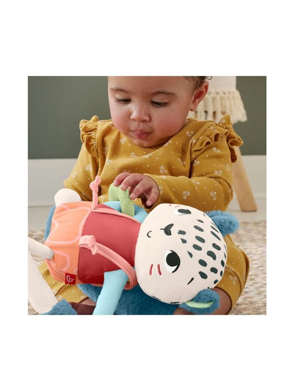 Fisher Price Fun Friend Snow Leopard Plush Toy