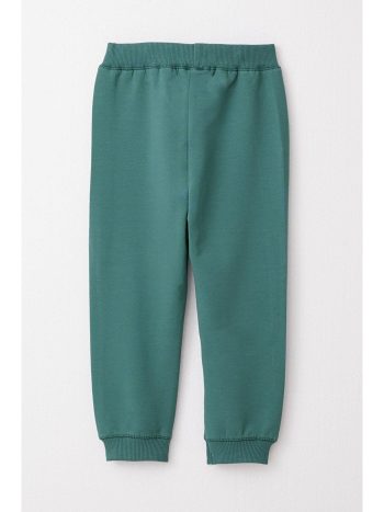Breeze Boys' Baby Jogger Pants with Patch in Petrol Green (1-3 Years)