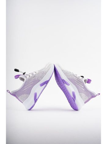 Muggo Purple JETSON Unisex Kids Lace-Up Casual Sneakers