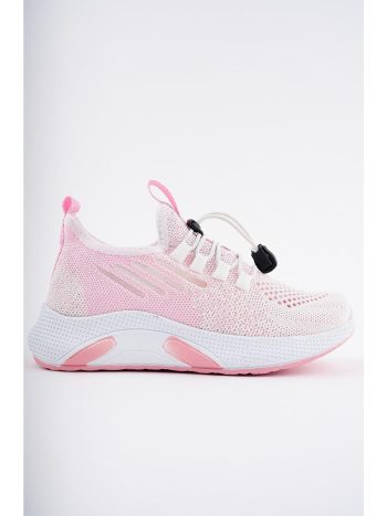Muggo Pink JETSON Unisex Kids Lace-Up Comfortable Sneaker