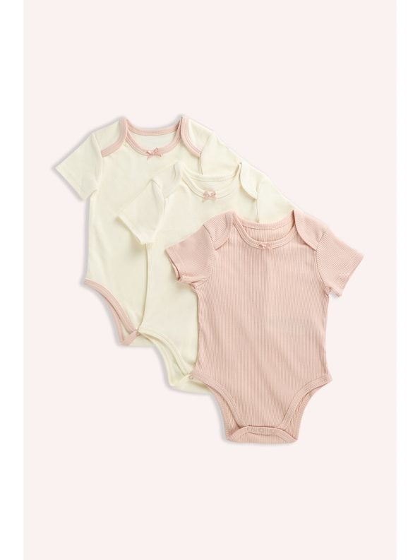Long Sleeve Printed Baby Girl Bodysuit with Bicycle Neck