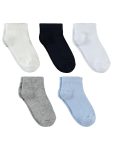 Striped Baby Boy Sock Slippers Set of 5